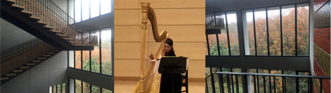 Yukiko Hirao (harp), Chamber Music Hall, Aichi University of the Arts, Japan